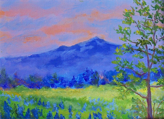 Lupines-at-Sunrise  - SOLD