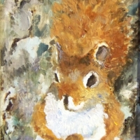 Red-Squirrel-  SOLD