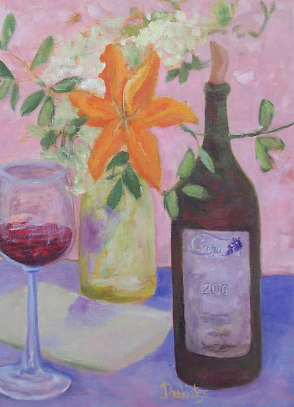 Wine and Lillies II