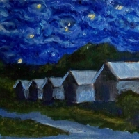 Starry NIght Over Peanut Row - Available
