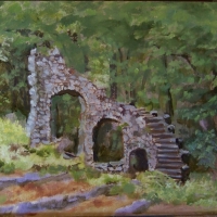 Castle Stairs in Summer - SOLD